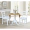 International Concepts 42 in. Dual Drop Leaf Table with 2  Ladder Back Dining Chairs - 3 Piece Dining Set K02-42DP-C08-2P - alternate 7